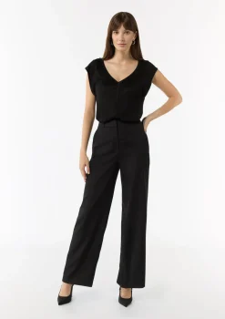 Viskoseshirt mit Kappärmeln