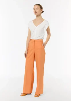 Viskoseshirt mit Kappärmeln