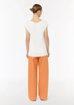 Viskoseshirt mit Kappärmeln