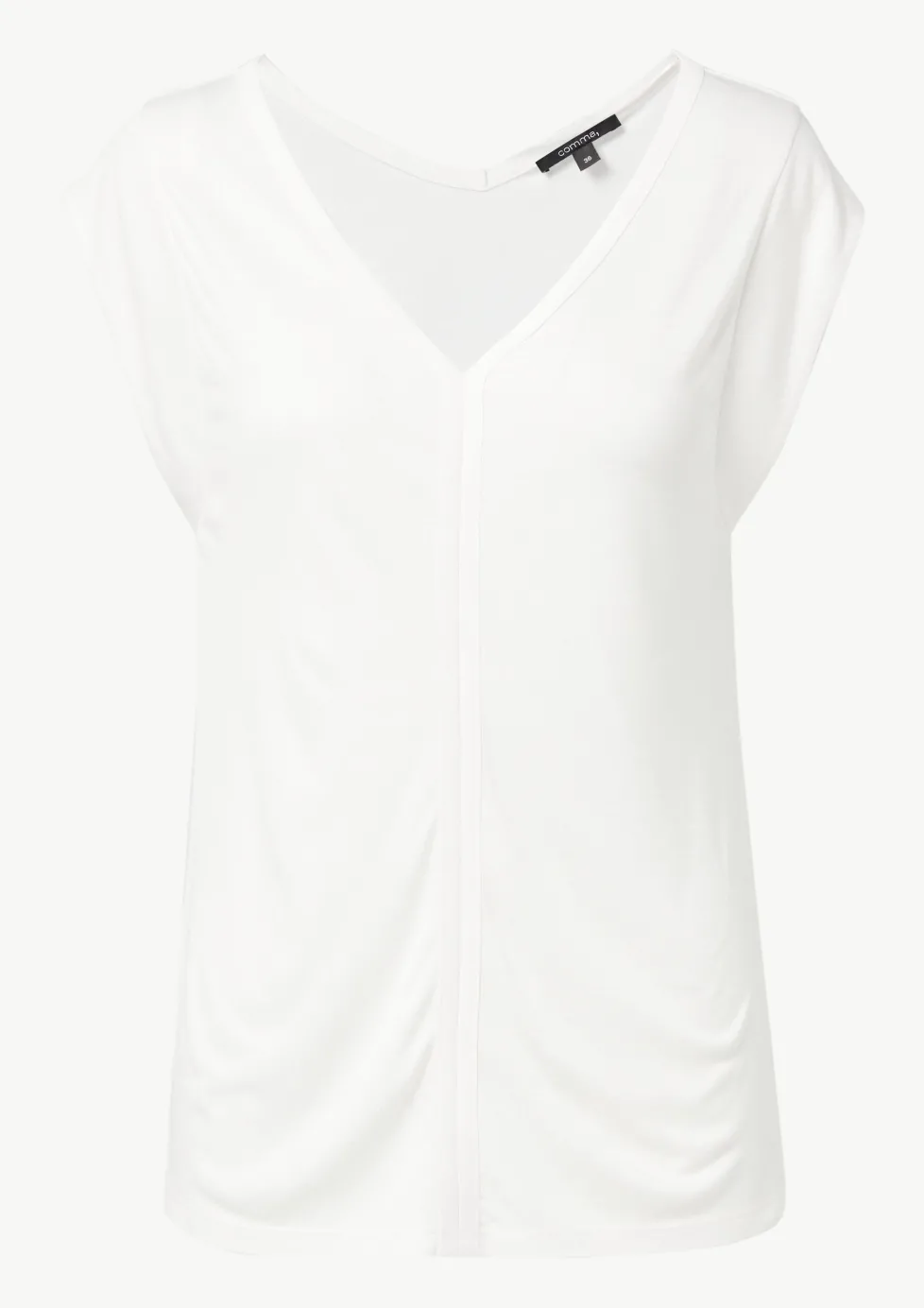 Viskoseshirt mit Kappärmeln