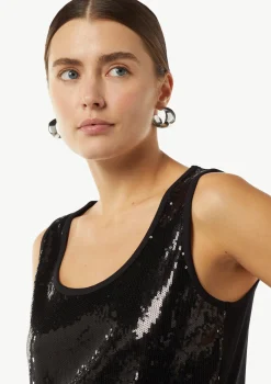 Viskosetop mit Pailletten