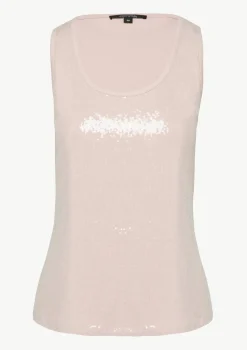 Viskosetop mit Pailletten