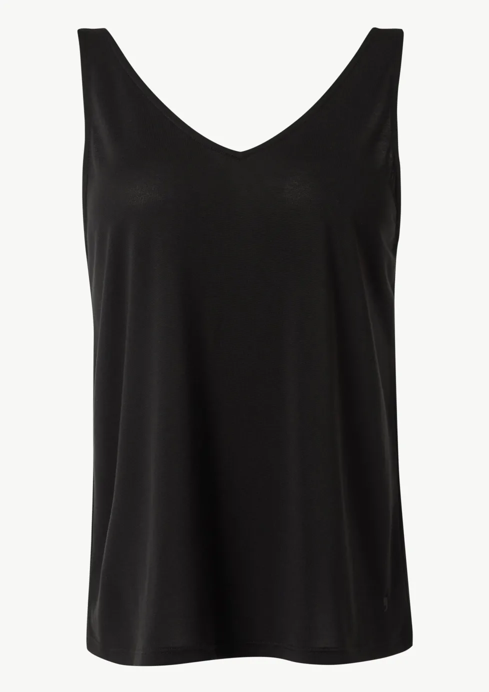 V-Neck-Shirt aus Jersey mit gekreuzten Trägern