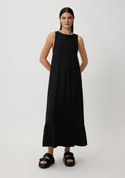 Volantkleid aus Piqué