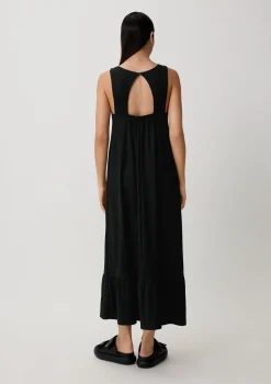 Volantkleid aus Piqué