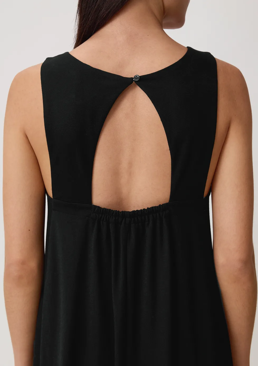 Volantkleid aus Piqué