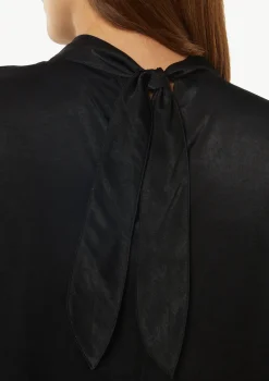 Web-Kleid mit Schleifen-Detail