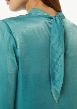 Web-Kleid mit Schleifen-Detail