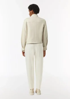 Weiche Flanellhose mit Schmuckdetail am Bund