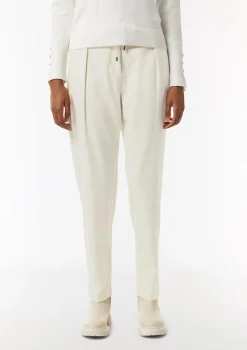 Weiche Flanellhose mit Schmuckdetail am Bund