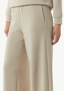 Weiche Palazzohose mit elastischem Bund