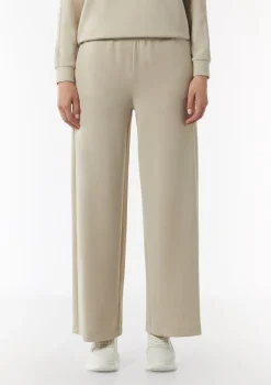 Weiche Palazzohose mit elastischem Bund