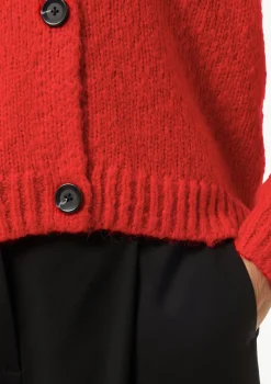 Weiche Strickjacke aus Alpakamix