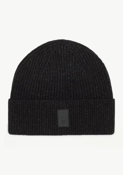 Weiche Strickmütze mit Glitzergarn