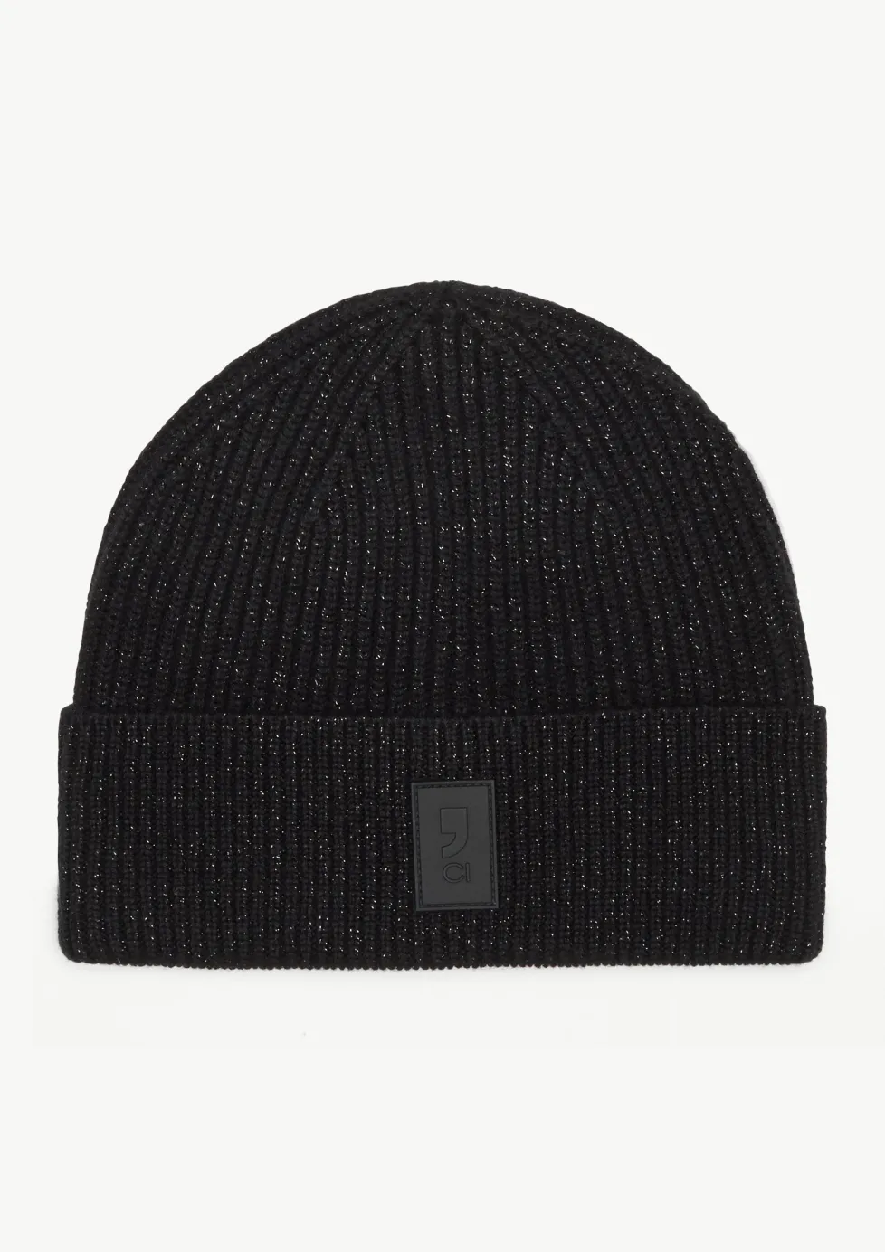 Weiche Strickmütze mit Glitzergarn