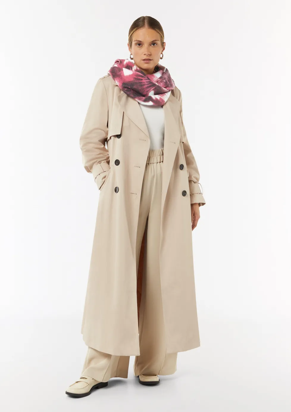 Weicher Loopschal aus Viskosemix