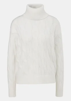 Weicher Pullover mit Strickmuster