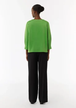 Weiches Sweatshirt mit Faltendetail am Ärmel