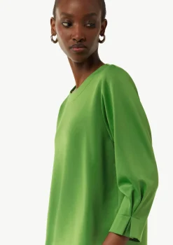 Weiches Sweatshirt mit Faltendetail am Ärmel