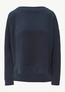 Weiches Sweatshirt mit Schlitz am Saum