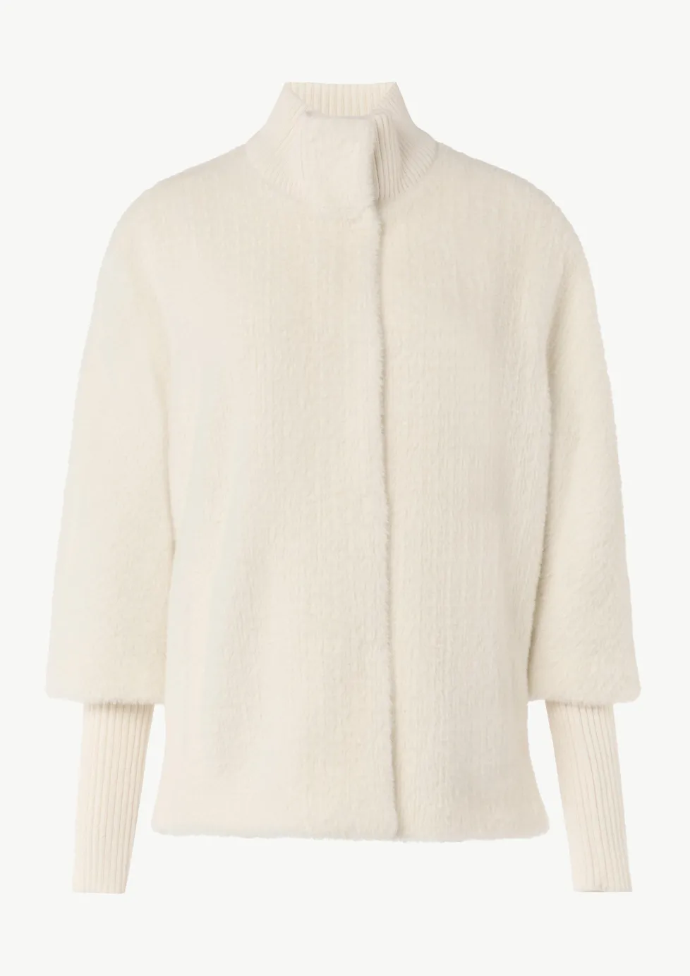 Weiches Woll-Cape mit Stehkragen