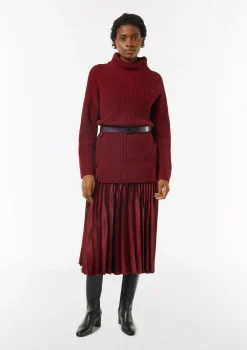 Wendegürtel mit lederbezogener Logoschließe