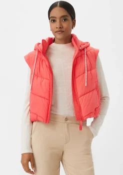 Weste mit abnehmbarer Kapuze