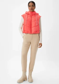 Weste mit abnehmbarer Kapuze