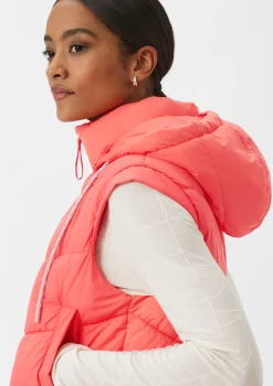 Weste mit abnehmbarer Kapuze