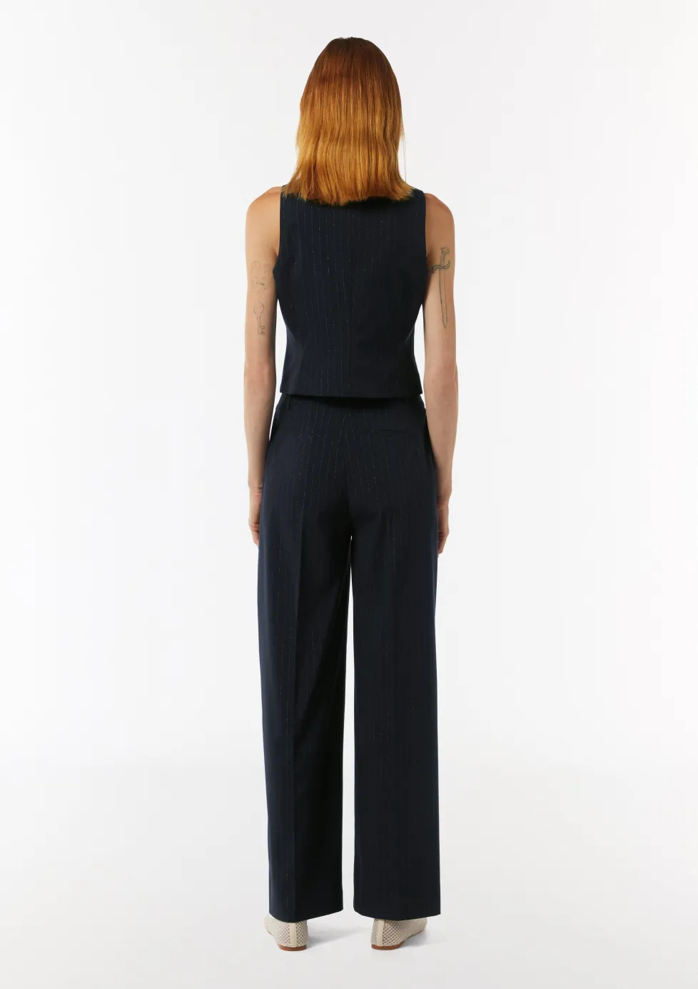 Weste mit dezentem Glitzergarn