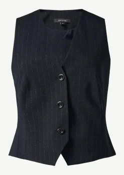 Weste mit dezentem Glitzergarn