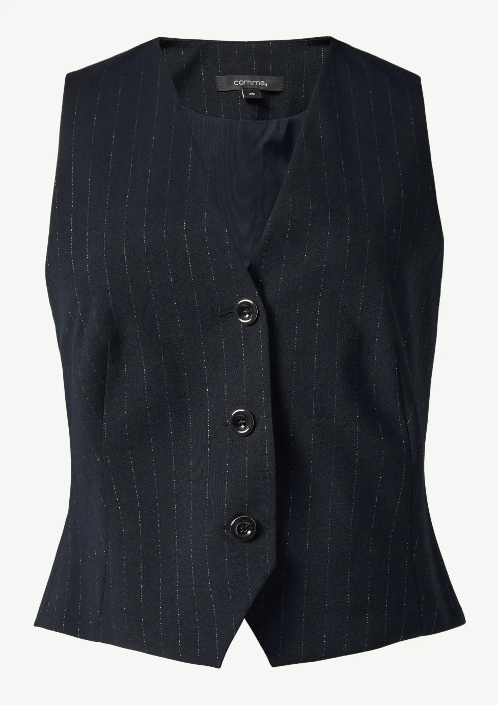 Weste mit dezentem Glitzergarn