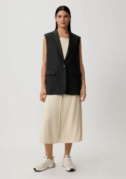 Weste mit Reverskragen