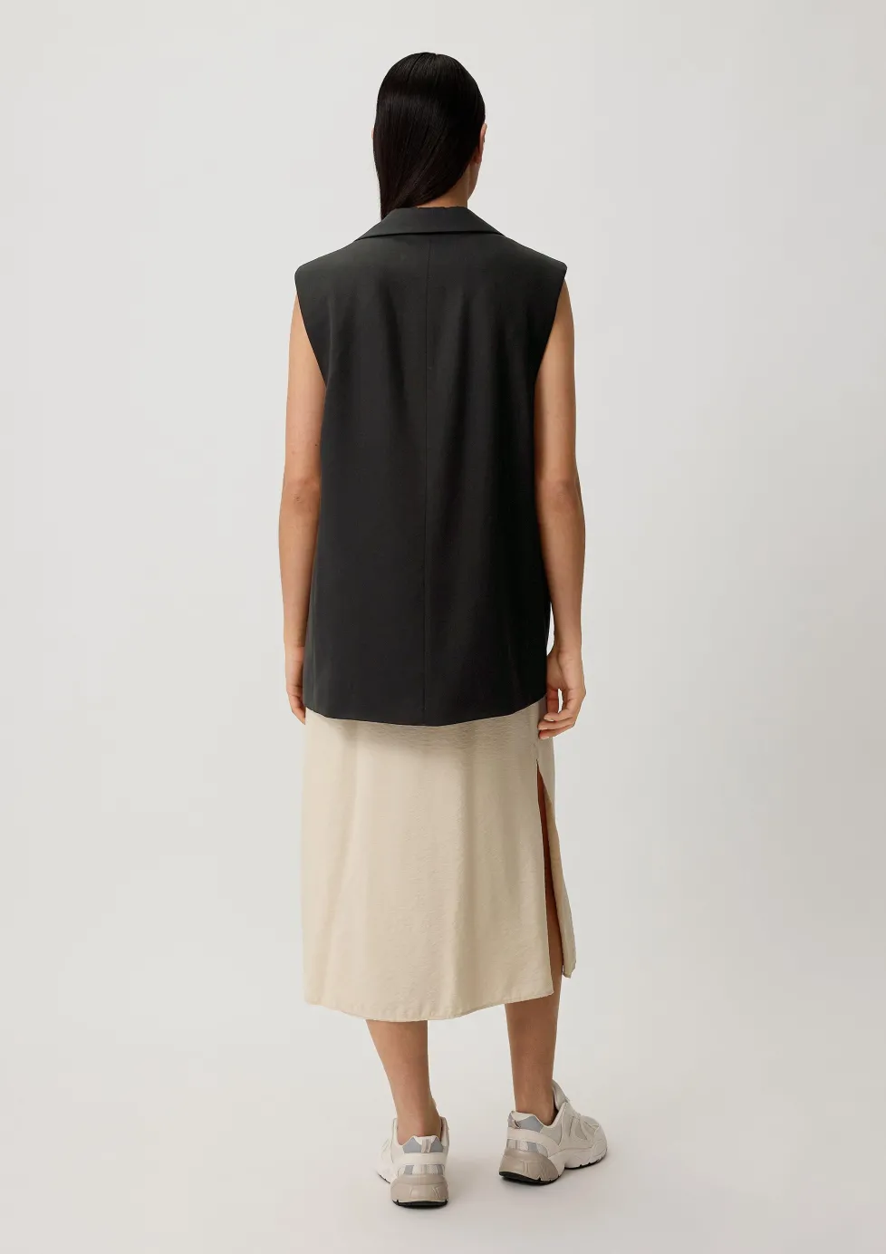 Weste mit Reverskragen