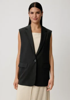 Weste mit Reverskragen