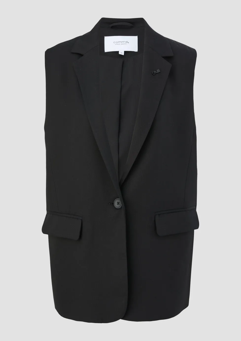 Weste mit Reverskragen