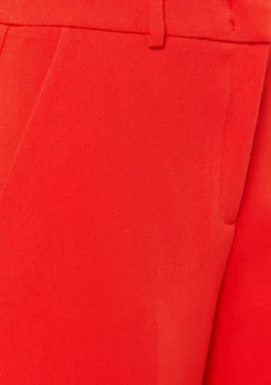 Wide Leg Hose mit Hakenverschluss und Eingrifftaschen