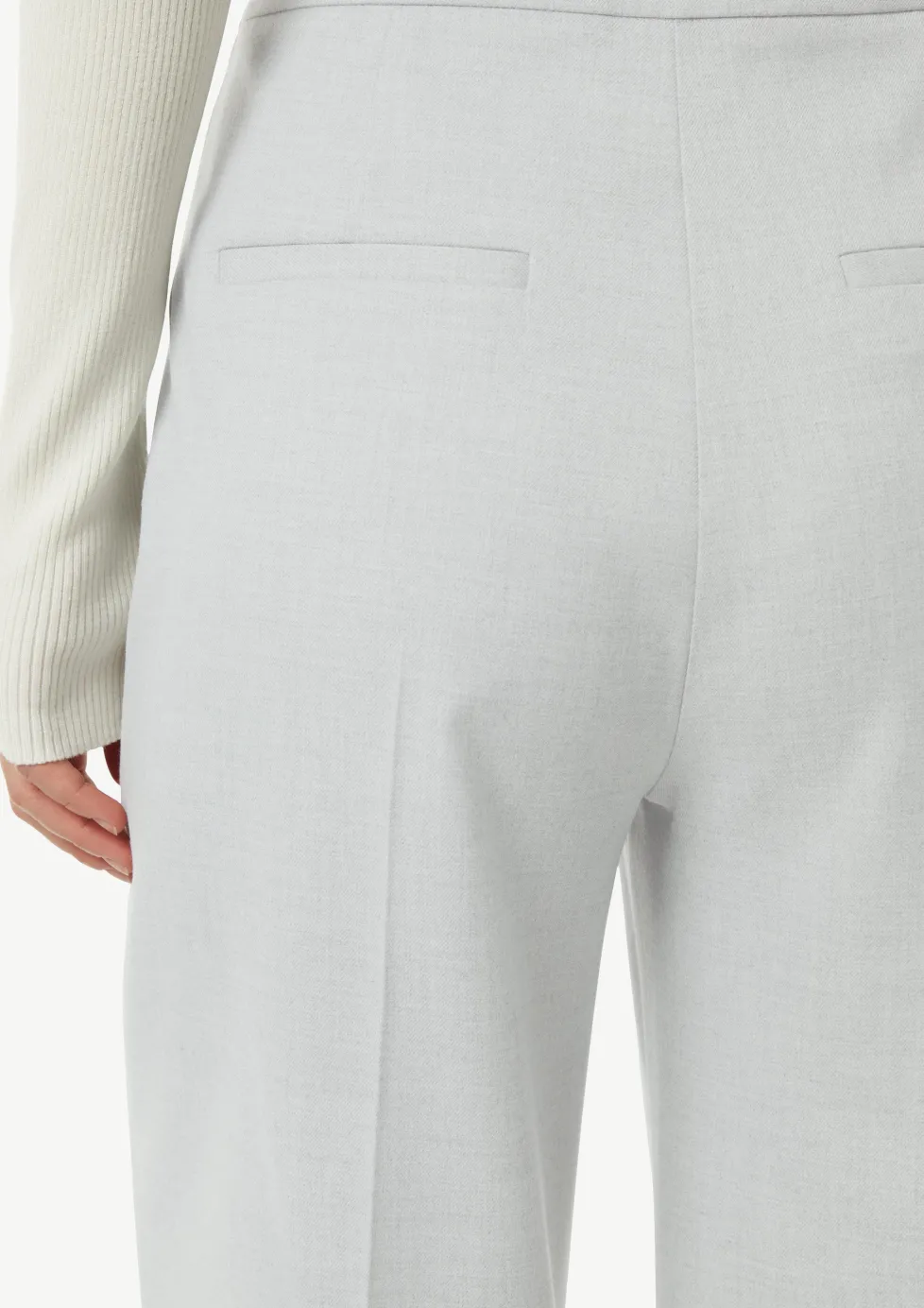 Wide-Leg-Hose aus fließendem Flanell