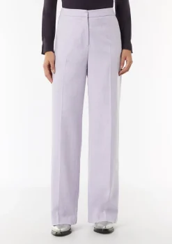 Wide-Leg-Hose aus fließendem Flanell