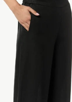 Wide-Leg-Hose aus Leinenmix