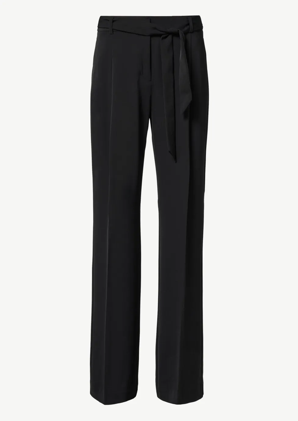 Wide-Leg-Hose mit Bindegürtel