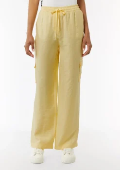 Wide-Leg-Hose mit Cargotaschen
