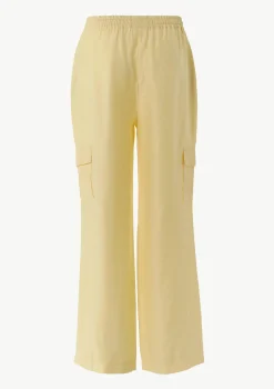 Wide-Leg-Hose mit Cargotaschen