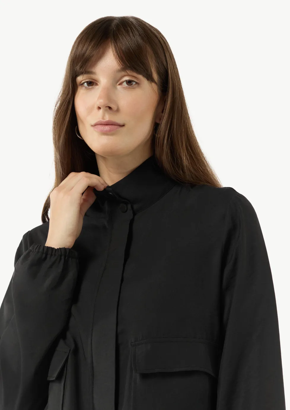 Windjacke aus Modalmix