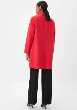 Wollmantel im Loose Fit