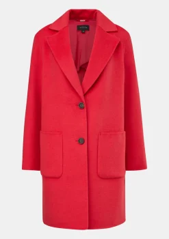 Wollmantel im Loose Fit