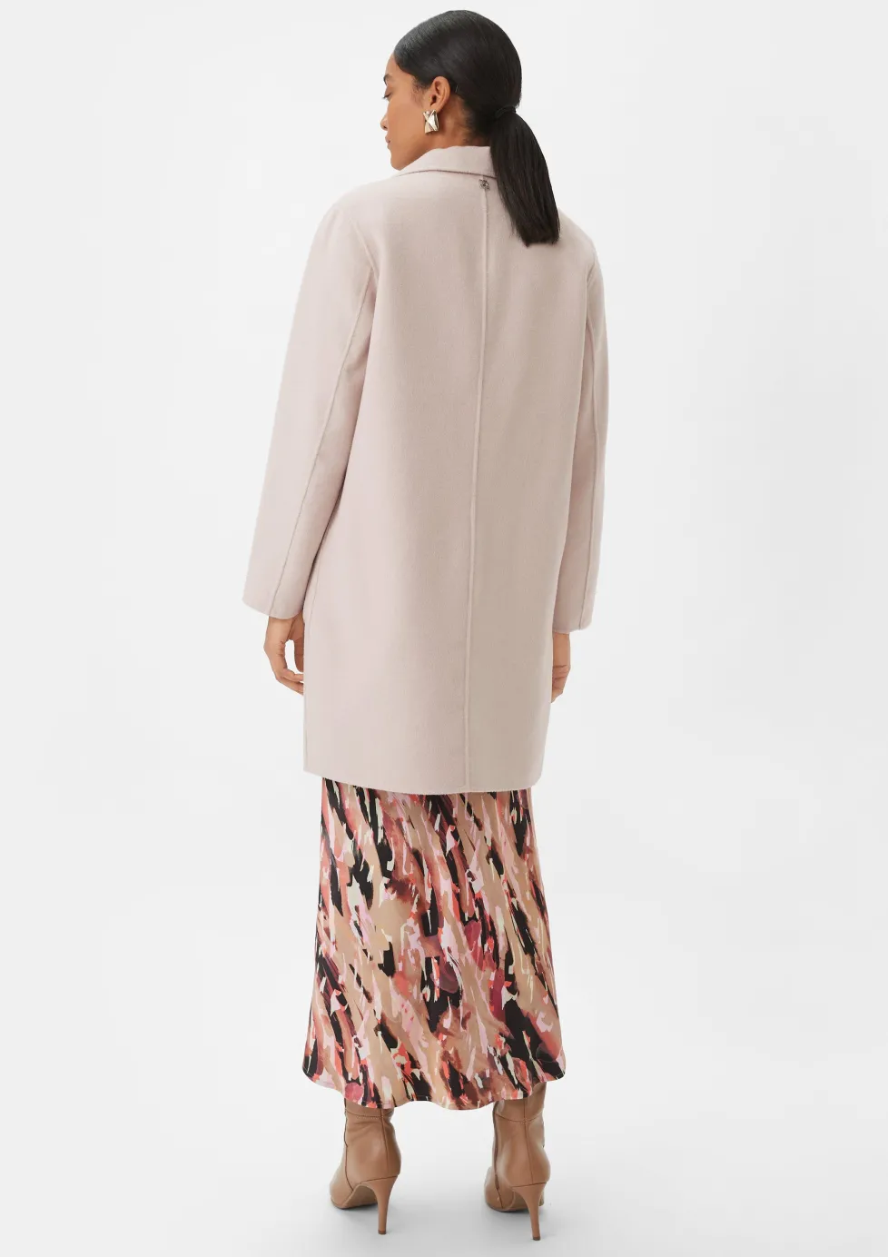 Wollmantel im Loose Fit