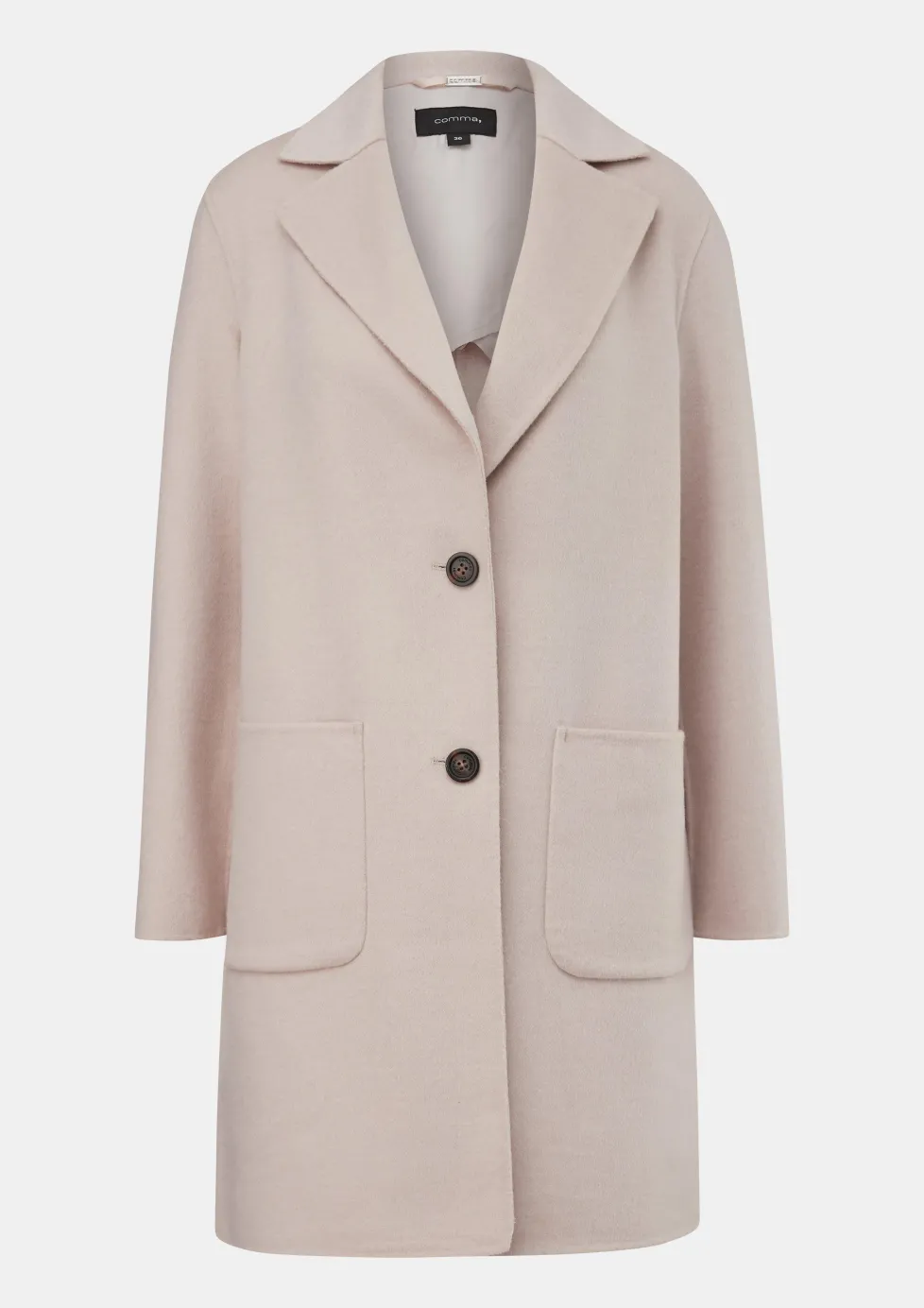 Wollmantel im Loose Fit