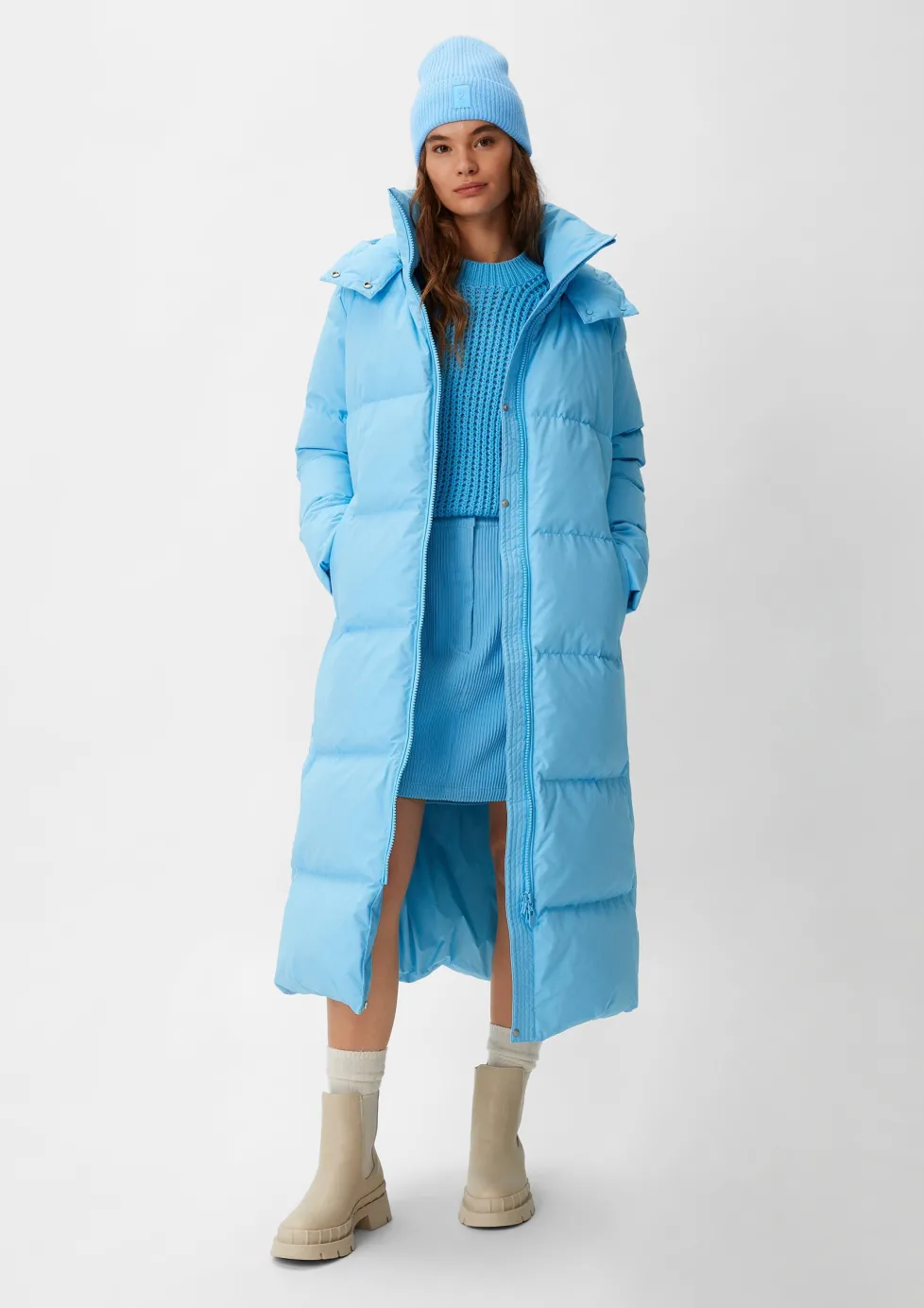 Wollmütze mit Label-Patch