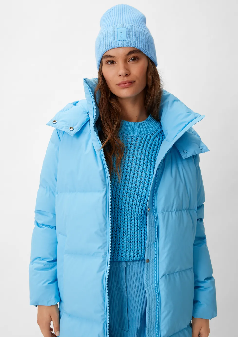 Wollmütze mit Label-Patch